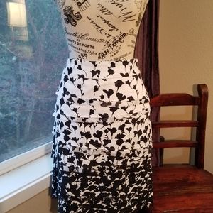 WHBM layered pencil skirt